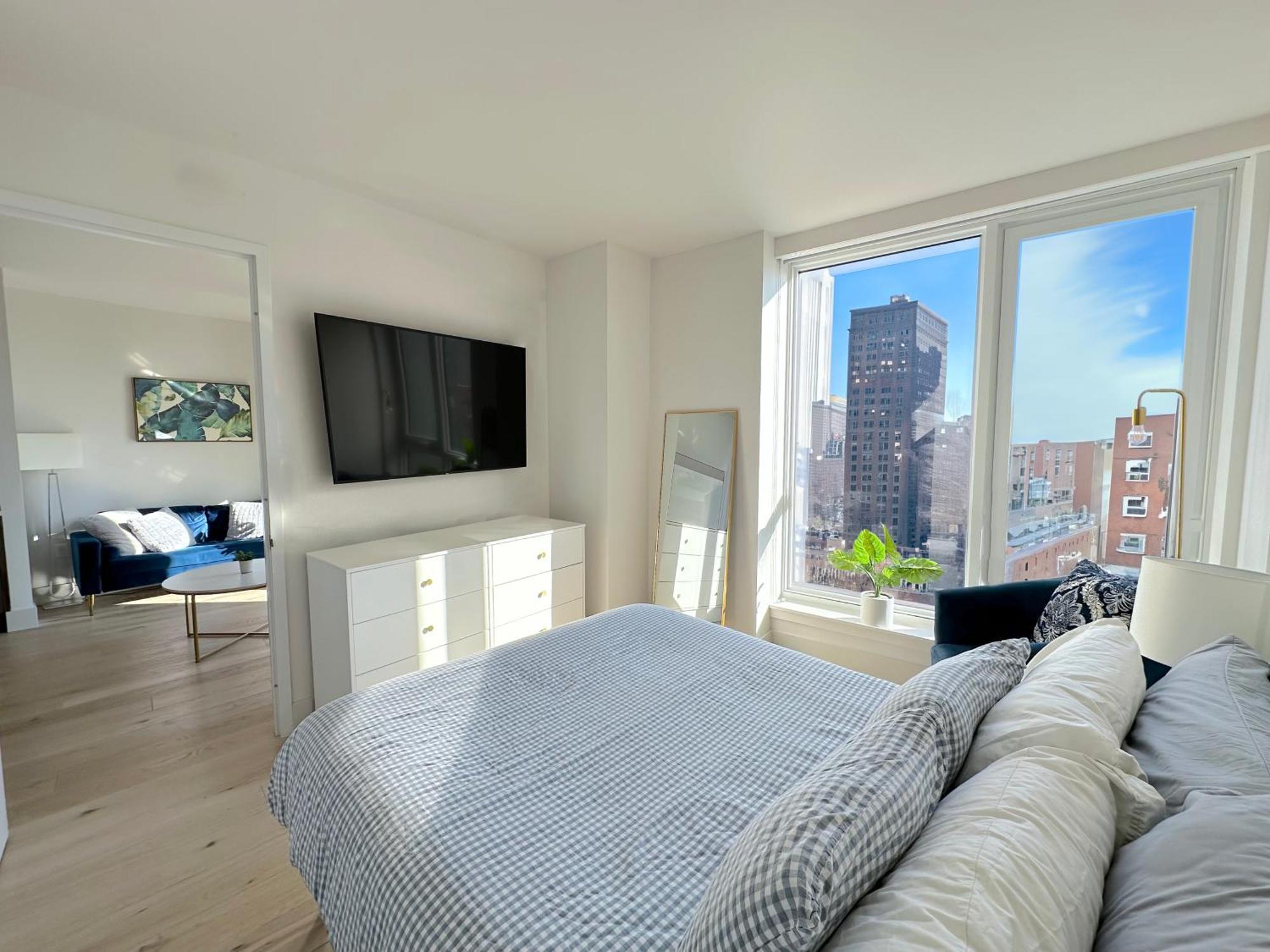 Large 1 Bedroom - Private Balcony - Luxury Building - Manhattan Нью-Йорк Экстерьер фото